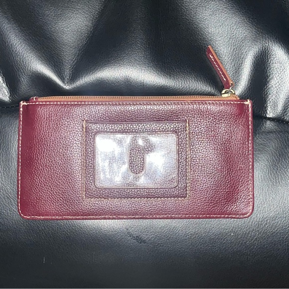Dooney & Bourke Leather Zip Pouch - Picture 8 of 11